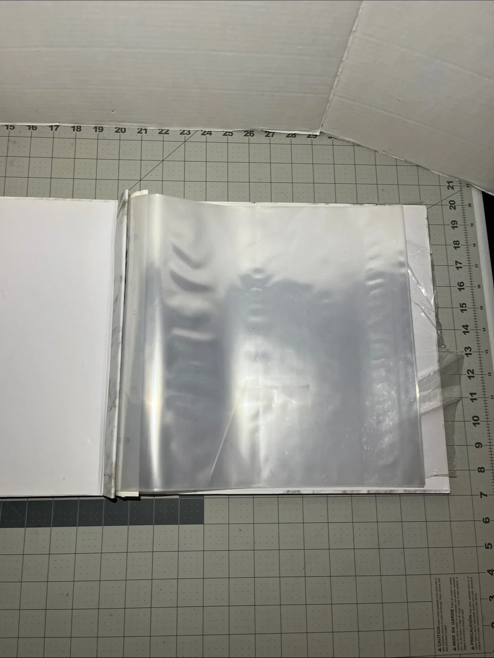 Marble Pattern 12x12 Scrapbook Album - White